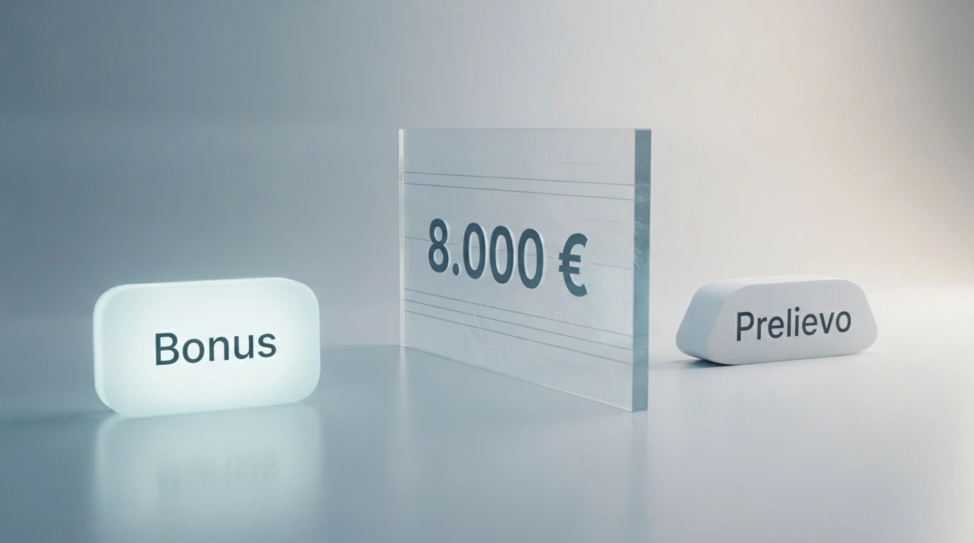 Un diagramma che mostra il percorso dal bonus accreditato al prelievo, con il volume di giocate come barriera intermedia