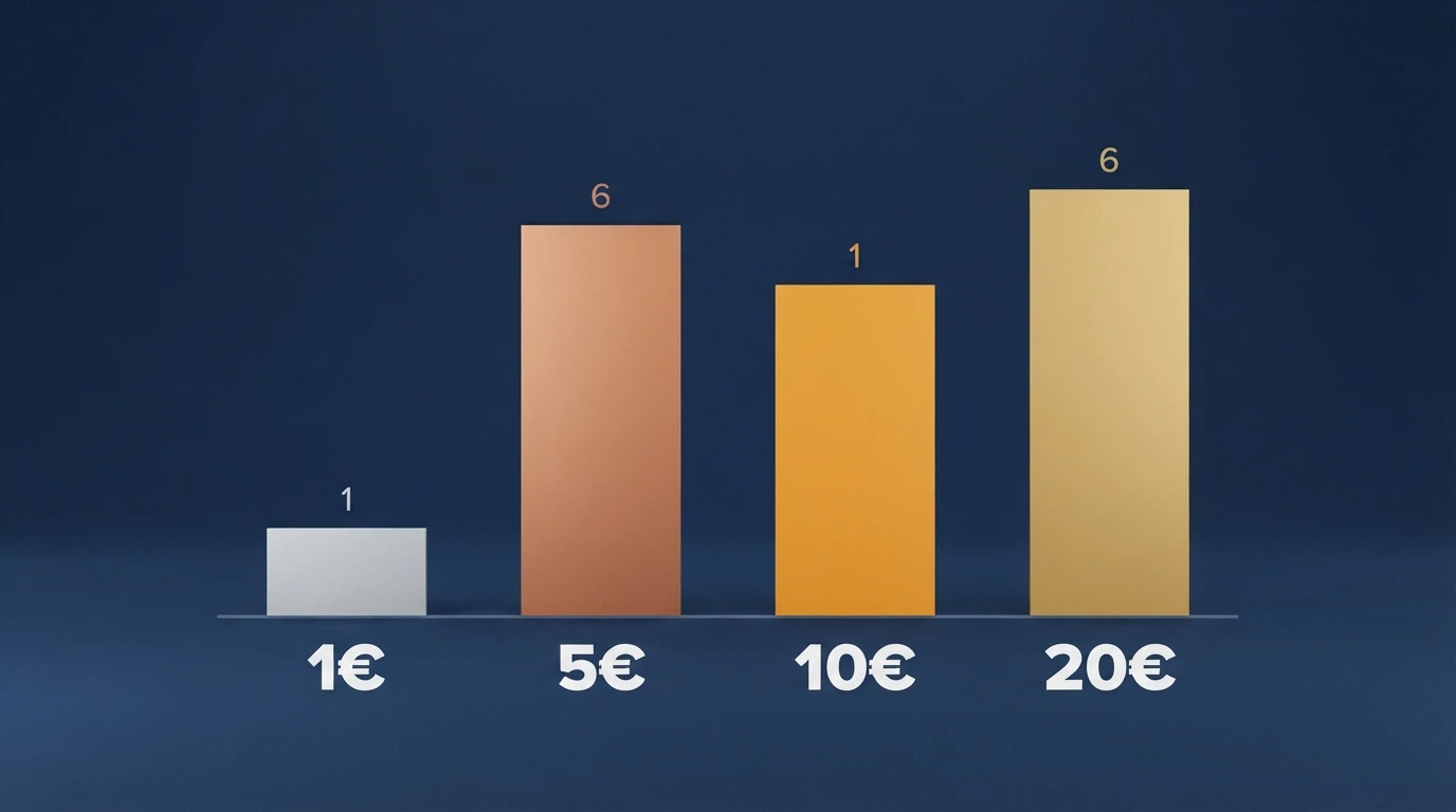 Tabella comparativa stilizzata con i loghi degli operatori ADM e le rispettive soglie di deposito minimo in evidenza