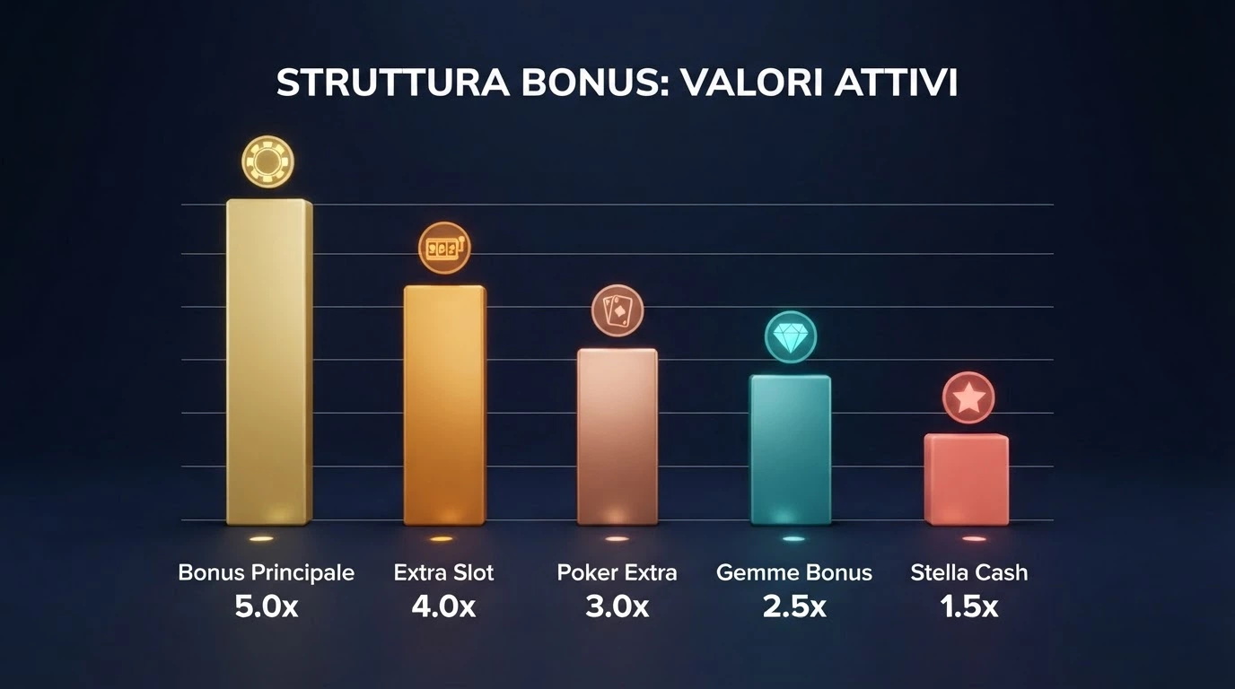Una tabella comparativa con i loghi degli operatori ADM e le condizioni essenziali dei loro bonus senza deposito