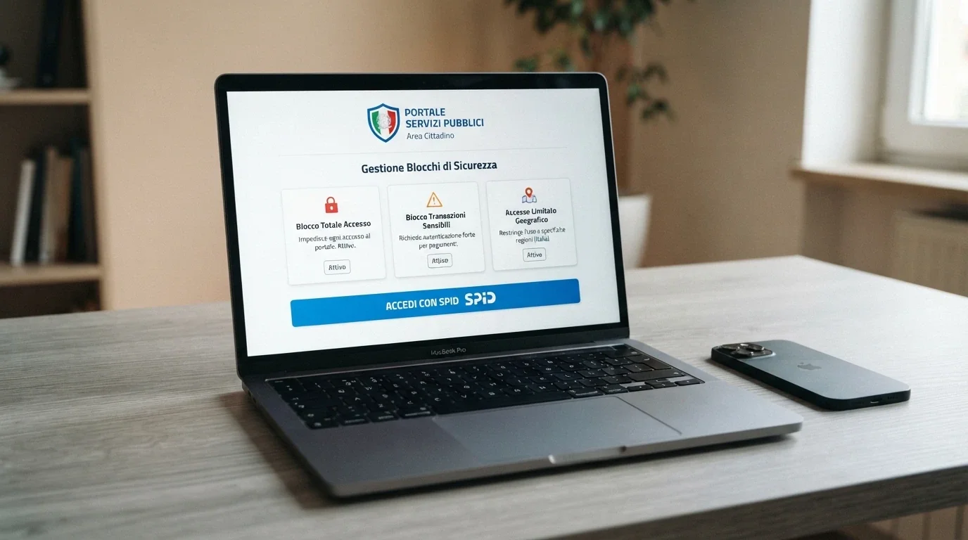 Il portale ADM per l'accesso al sistema di autoesclusione, con autenticazione SPID e le tre modalità di blocco disponibili dal 2026