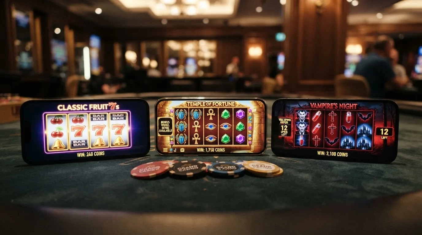 Le schermate di Mega Joker, Book of 99 e Blood Suckers, tre slot con RTP tra il 98% e il 99%